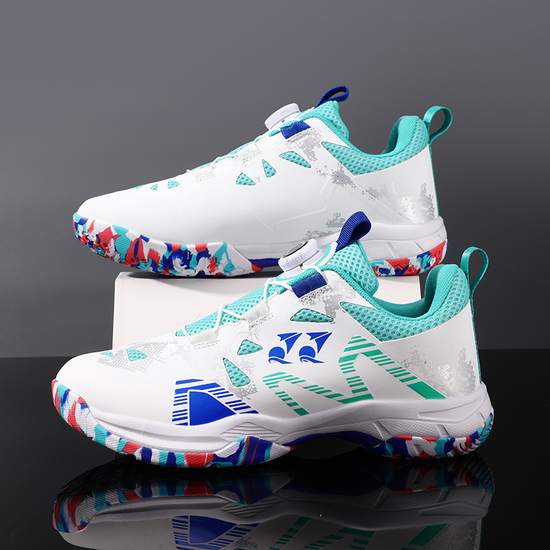 Badminton Footwork - รองเท้าแบดมินตันเด็ก รองเท้ากีฬาแบดมินตันวอลเลย์บอลสำหรับเด็กชายและเด็กหญิง รองเท้ากีฬาสำหรับนักเรียน ผู้ชาย ผู้หญิง รองเท้าเทนนิสแบบตาข่าย