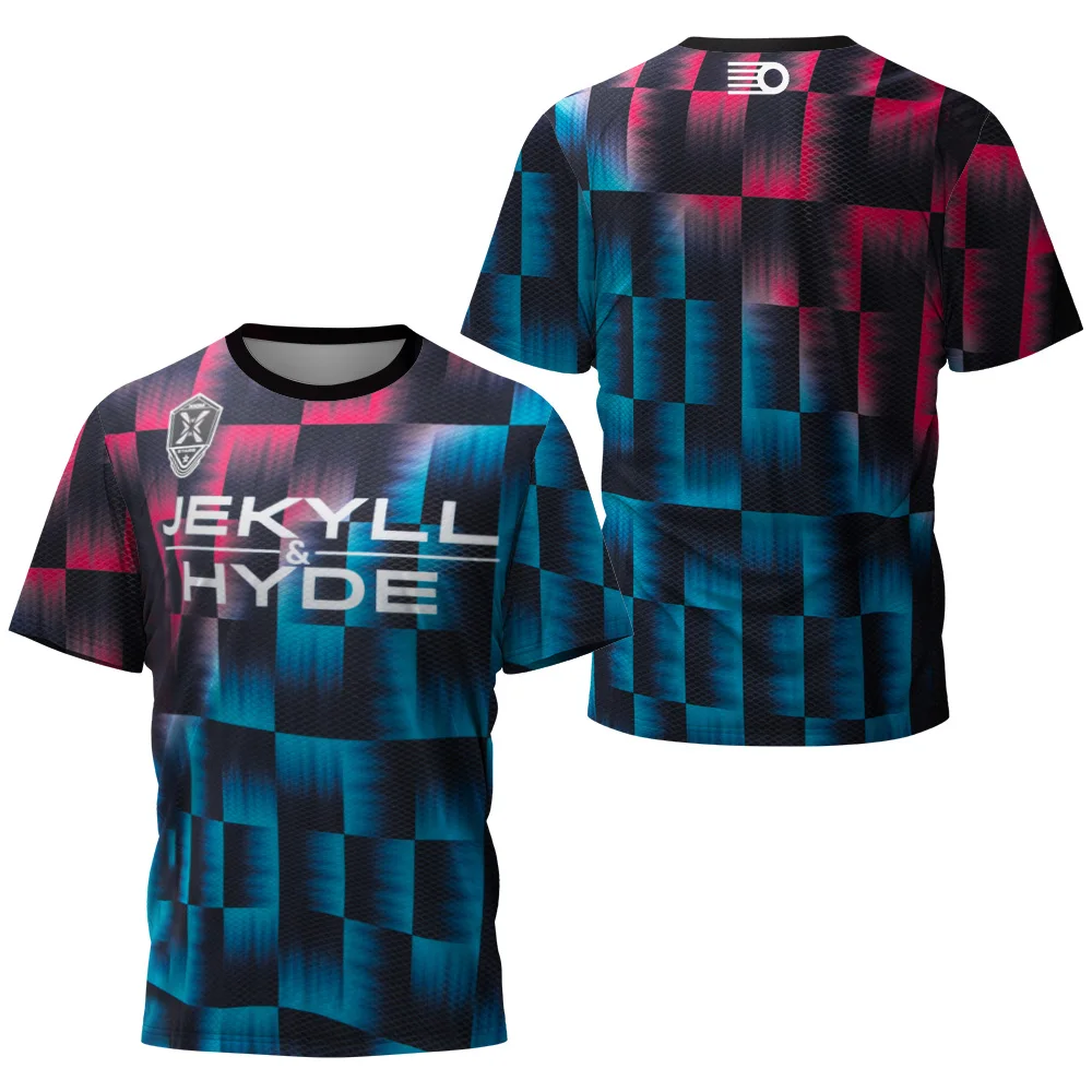 Badminton Vector - เทรนด์แฟชั่นเสื้อยืดเทเบิลเทนนิสผู้ชาย เสื้อยืดเทนนิสแบดมินตันฤดูร้อนผู้ชาย เสื้อยืดเทเบิลเทนนิสคลับ แห้งเร็ว แขนสั้น