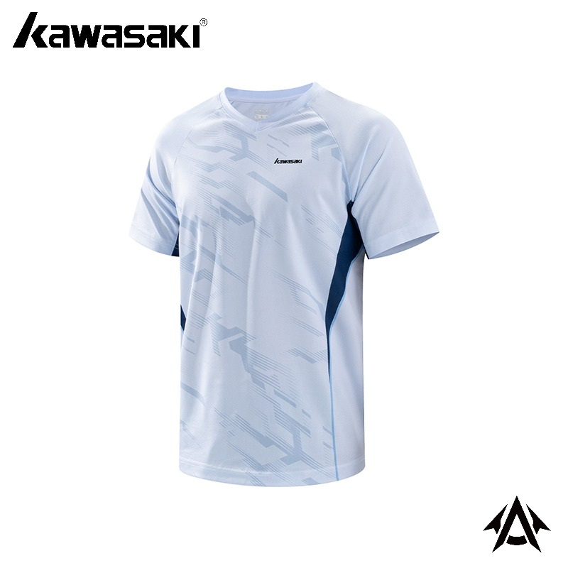 Badminton Aesthetic - เสื้อแบดมินตันมืออาชีพสำหรับผู้ชายและผู้หญิงของคาวาซากิ เสื้อยืดแบบยูนิเซ็กซ์ที่สวมใส่สบาย ระบายอากาศได้ดี ซับเหงื่อ เสื้อยืดสำหรับการแข่งขัน