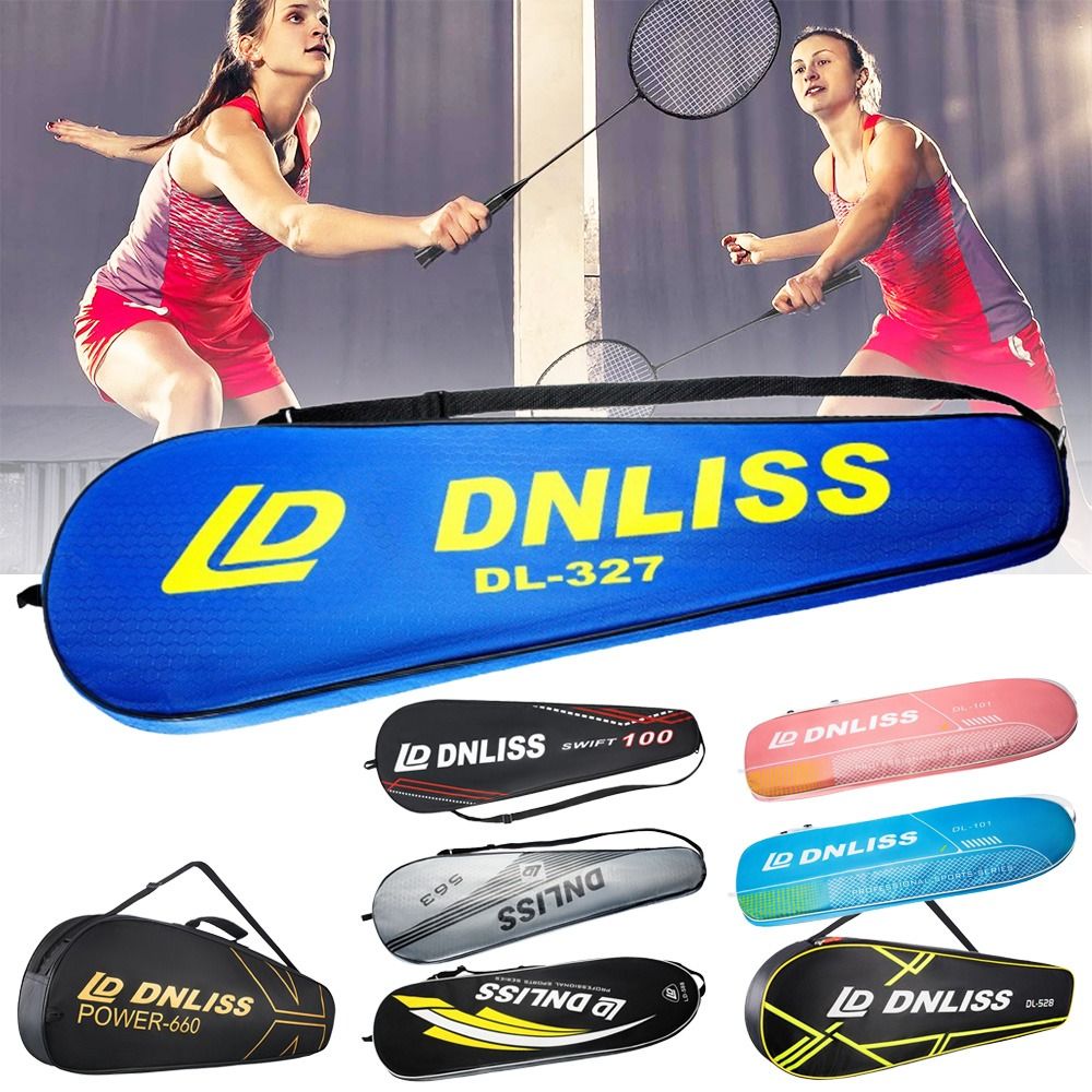 Racket Cover Bag - กระเป๋าป้องกันหนาไม้แบดมินตันกระเป๋า Oxford แบบพกพาแร็กเก็ตป้องกันเทนนิสเก็บไม้แบดมินตัน