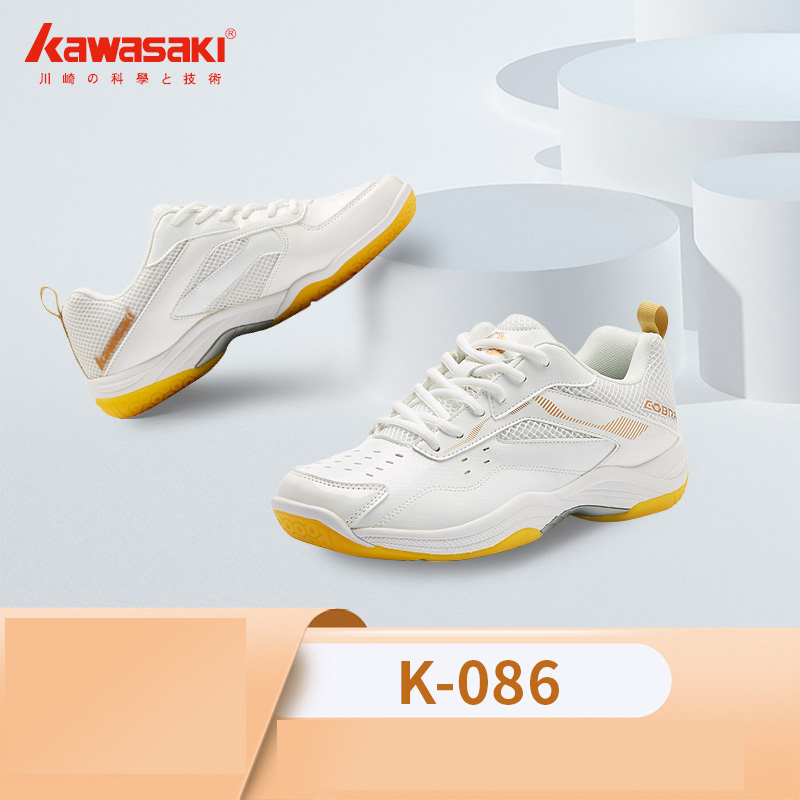 Badminton Footwork - รองเท้าแบดมินตันคาวาซากิBreathable Anti-ลื่นกีฬารองเท้าสําหรับผู้ชายผู้หญิงรองเท้าผ้าใบK-086