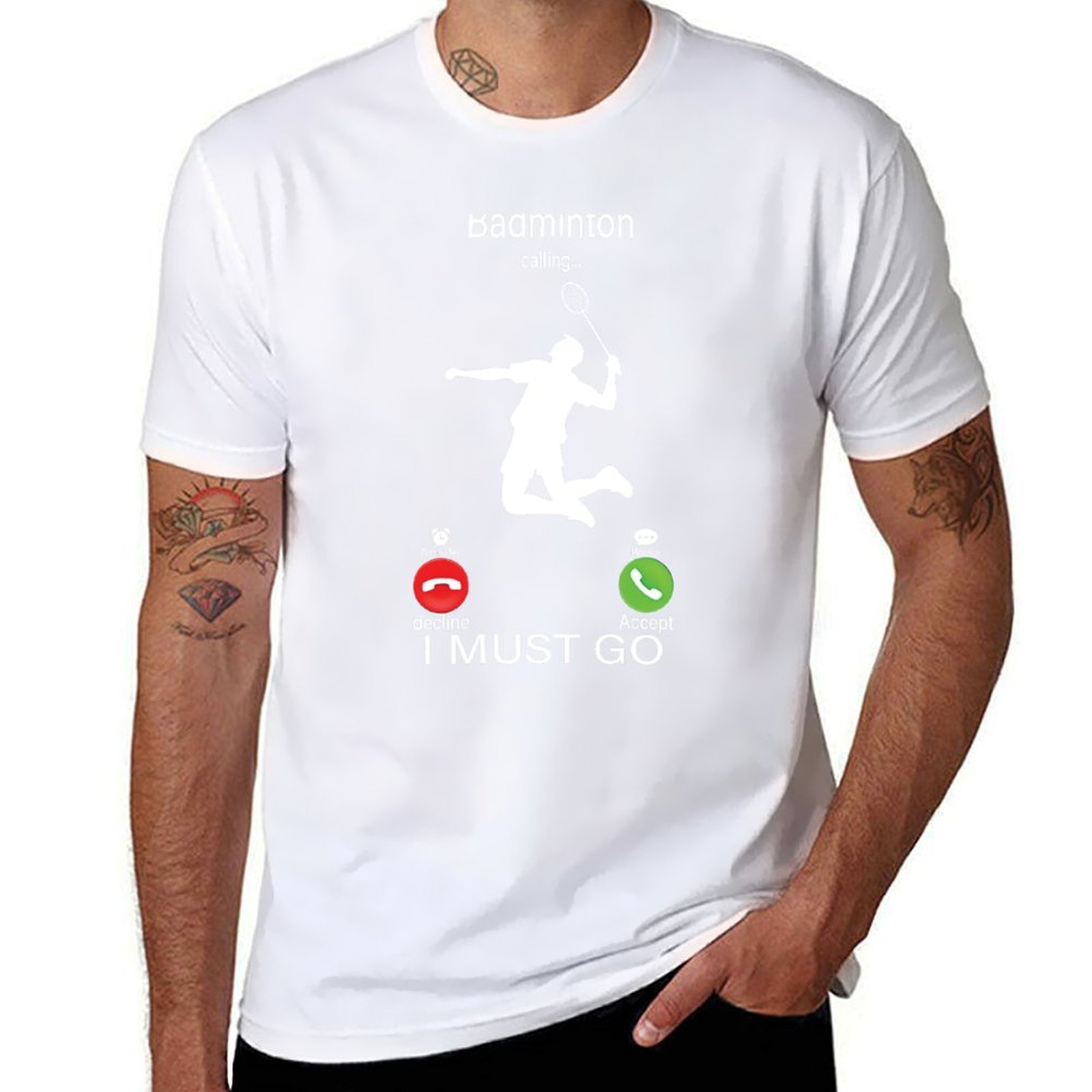 Badminton Is Calling - เสื้อยืดลายอนิเมะ 