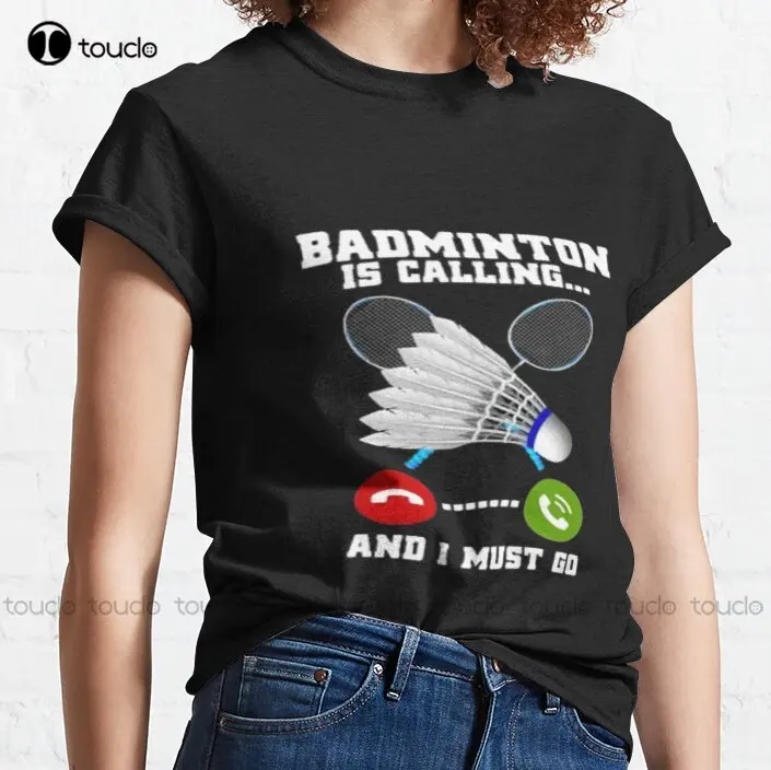 Badminton Is Calling - ใหม่แบดมินตันโทร 4 คลาสสิกเสื้อยืดผู้ชายเสื้อยืด s-5xl Mens Golf