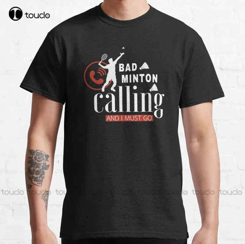 Badminton Is Calling - ใหม่แบดมินตันโทร 3 คลาสสิกเสื้อยืดชายเสื้อลําลอง s-5xl สตรีเสื้อทํางาน Unisex