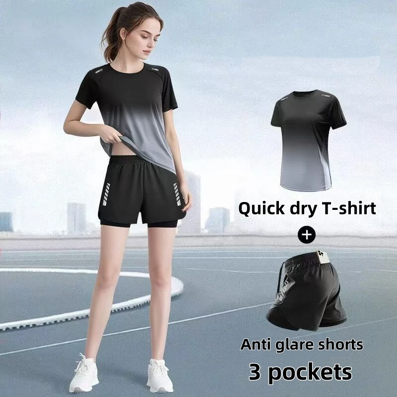 ชุดกีฬาสตรี กางเกงวิ่งขาสั้น เ - Badminton Aesthetic บทวิจารณ์และราคา
