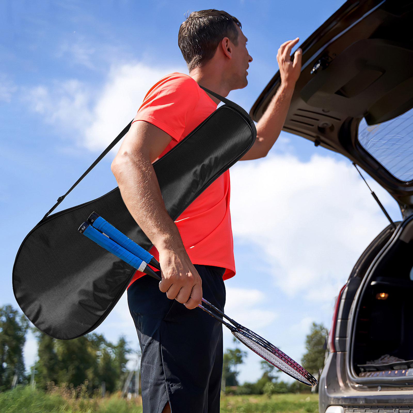 กระเป๋าแบดมินตันกลางแจ้ง กระเป - Racket Cover Bag บทวิจารณ์และราคา