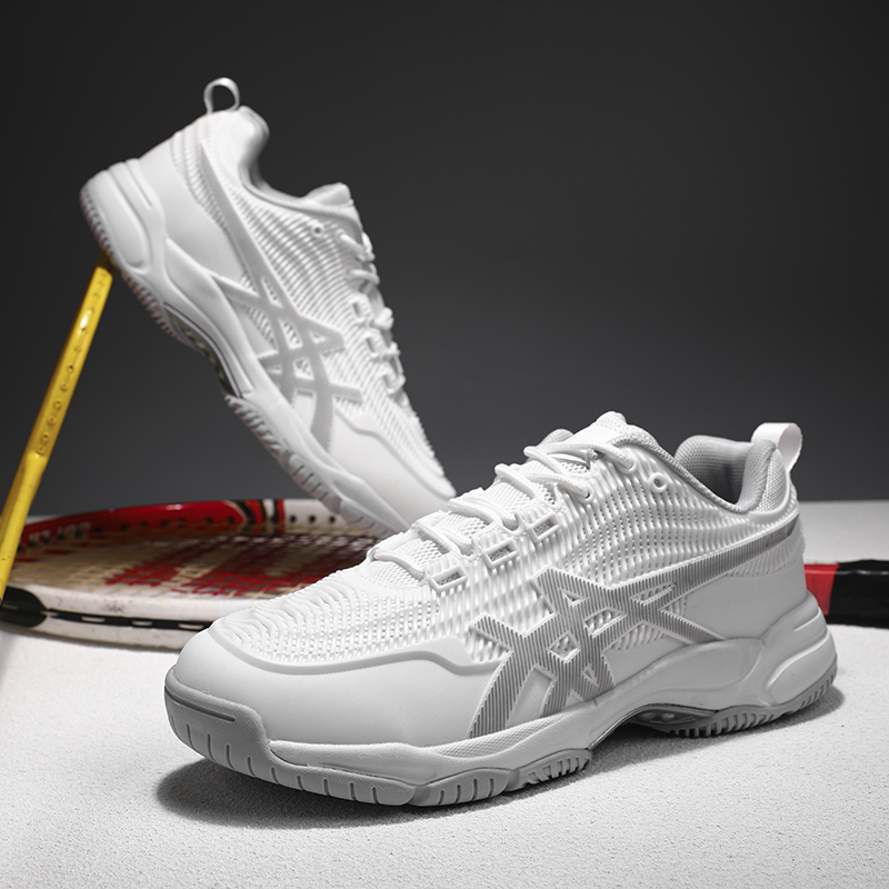 ผู้ชายผู้หญิงรองเท้าแบดมินตันร - Badminton Vector บทวิจารณ์และราคา
