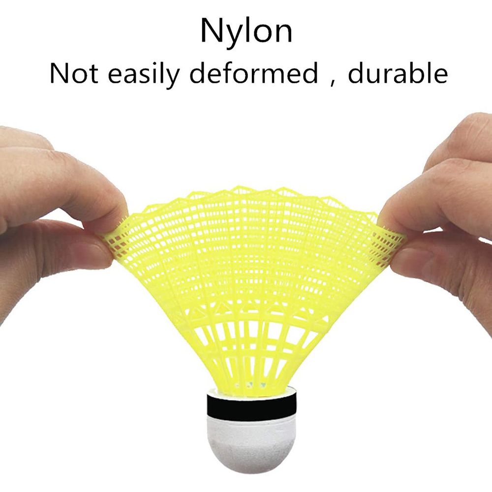 ลูกขนไก่ไนลอนพกพาลูกขนไก่สีเขี - Badminton Nylon Shuttlecock บทวิจารณ์และราคา
