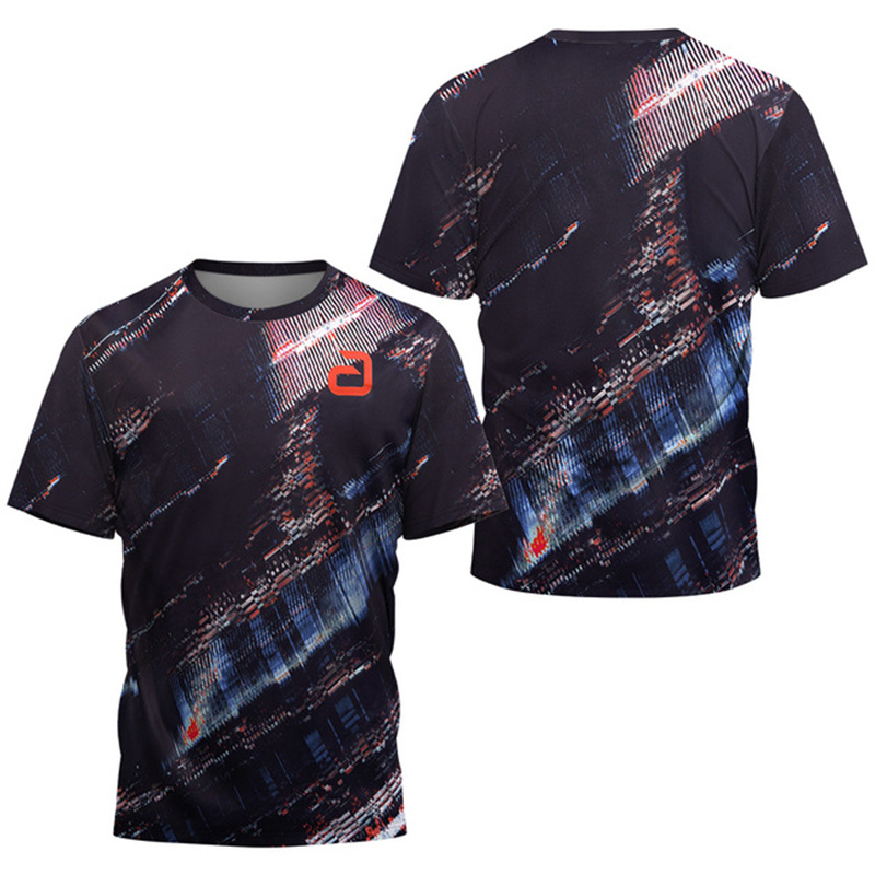 เสื้อยืดเทเบิลเทนนิสผู้ชาย ลาย - Badminton Vector บทวิจารณ์และราคา