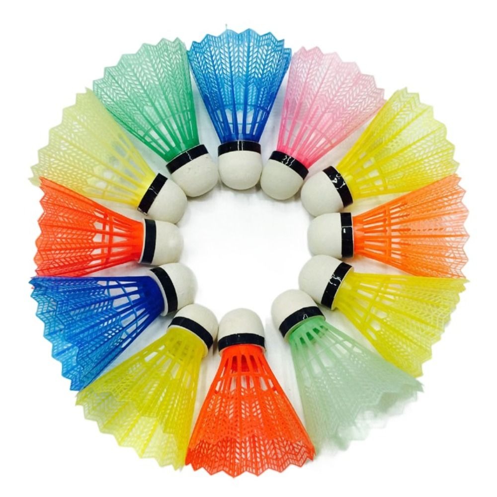 ลูกแบดมินตันกันลม6/12ชิ้นลูกโฟ - Badminton Nylon Shuttlecock บทวิจารณ์และราคา