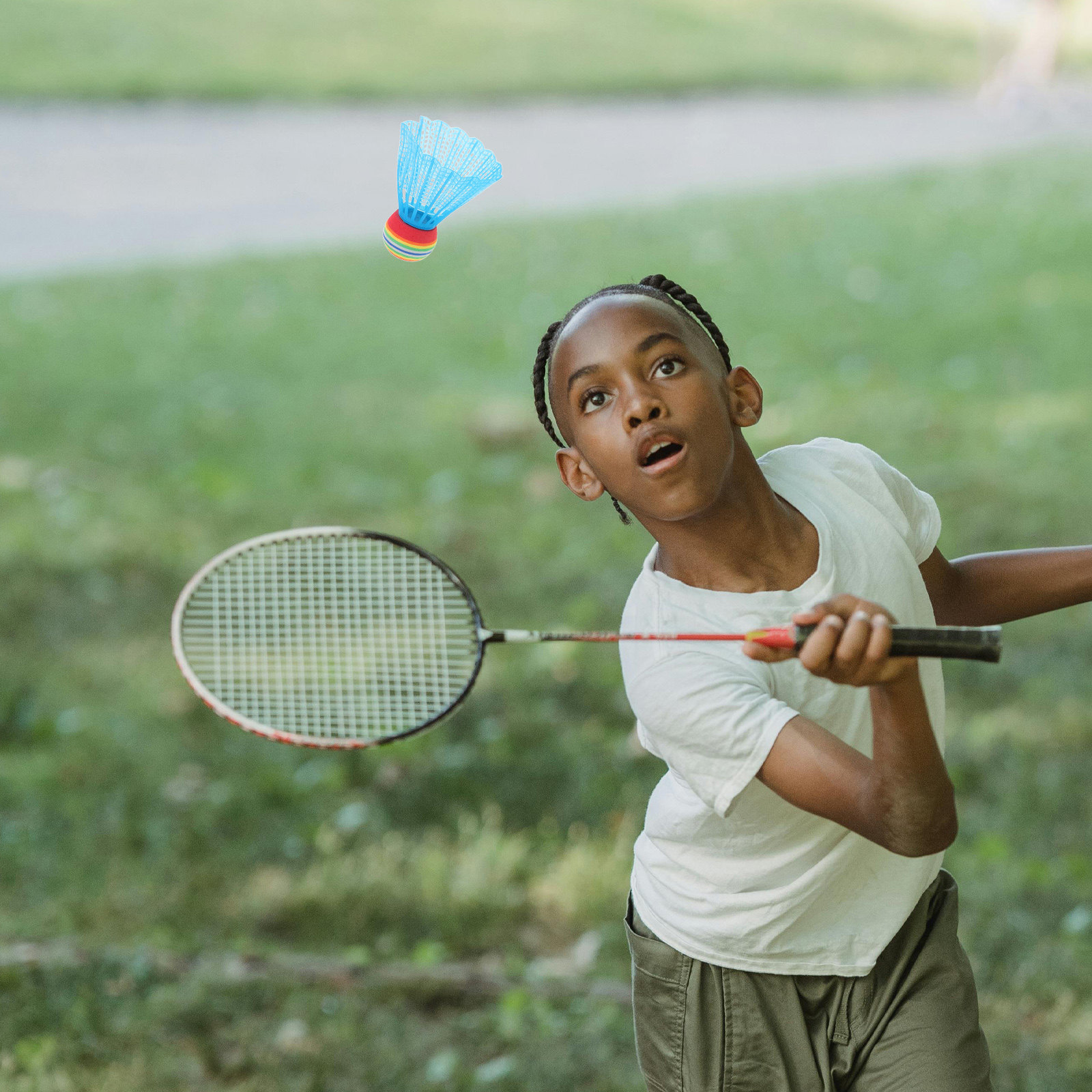 ลูกขนไก่ไนลอนหลากสี 12 ชิ้น น้ - Badminton Nylon Shuttlecock บทวิจารณ์และราคา