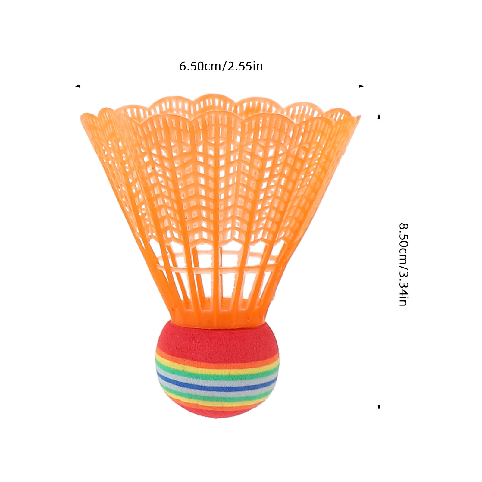 ลูกขนไก่ไนลอนหลากสี 12 ชิ้น น้ - Badminton Nylon Shuttlecock บทวิจารณ์และราคา