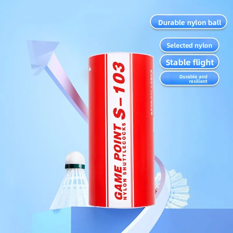 1 หลอด 3 ชิ้น ลูกแบดมินตันคุมป - Badminton Nylon Shuttlecock บทวิจารณ์และราคา