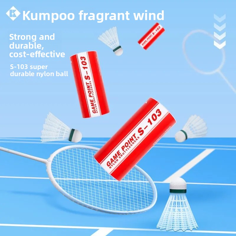 1 หลอด 3 ชิ้น ลูกแบดมินตันคุมป - Badminton Nylon Shuttlecock บทวิจารณ์และราคา