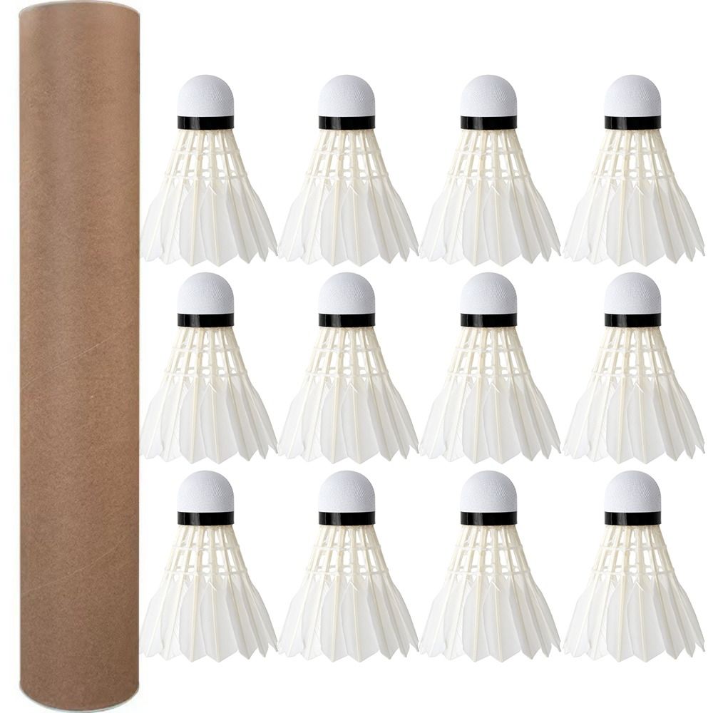 ลูกขนไก่ลูกขนไก่แบดมินตันดำลูก - Badminton Nylon Shuttlecock บทวิจารณ์และราคา
