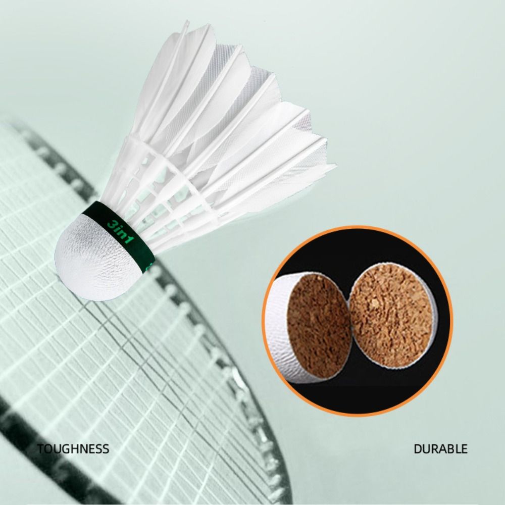 ลูกขนไก่ลูกขนไก่แบดมินตันดำลูก - Badminton Nylon Shuttlecock บทวิจารณ์และราคา