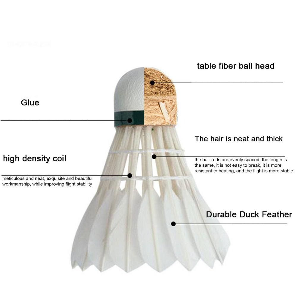 ลูกขนไก่ลูกขนไก่แบดมินตันดำลูก - Badminton Nylon Shuttlecock บทวิจารณ์และราคา