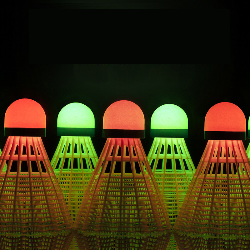 WELKIN 4Pcs Dark Night LED Lig - Badminton Nylon Shuttlecock บทวิจารณ์และราคา