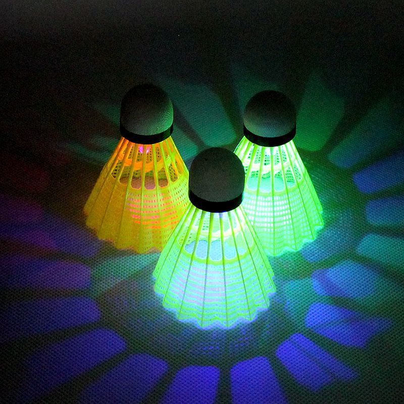 WELKIN 4Pcs Dark Night LED Lig - Badminton Nylon Shuttlecock บทวิจารณ์และราคา