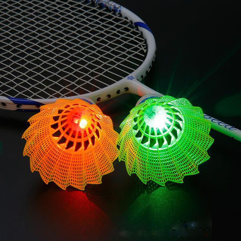 WELKIN 4Pcs Dark Night LED Lig - Badminton Nylon Shuttlecock บทวิจารณ์และราคา